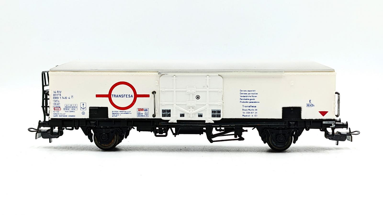 Rare roco ho 48070 wagon refrigerant fourgon frigorifique TRANSPORT de homard rakovar csd / NEUF - Collection