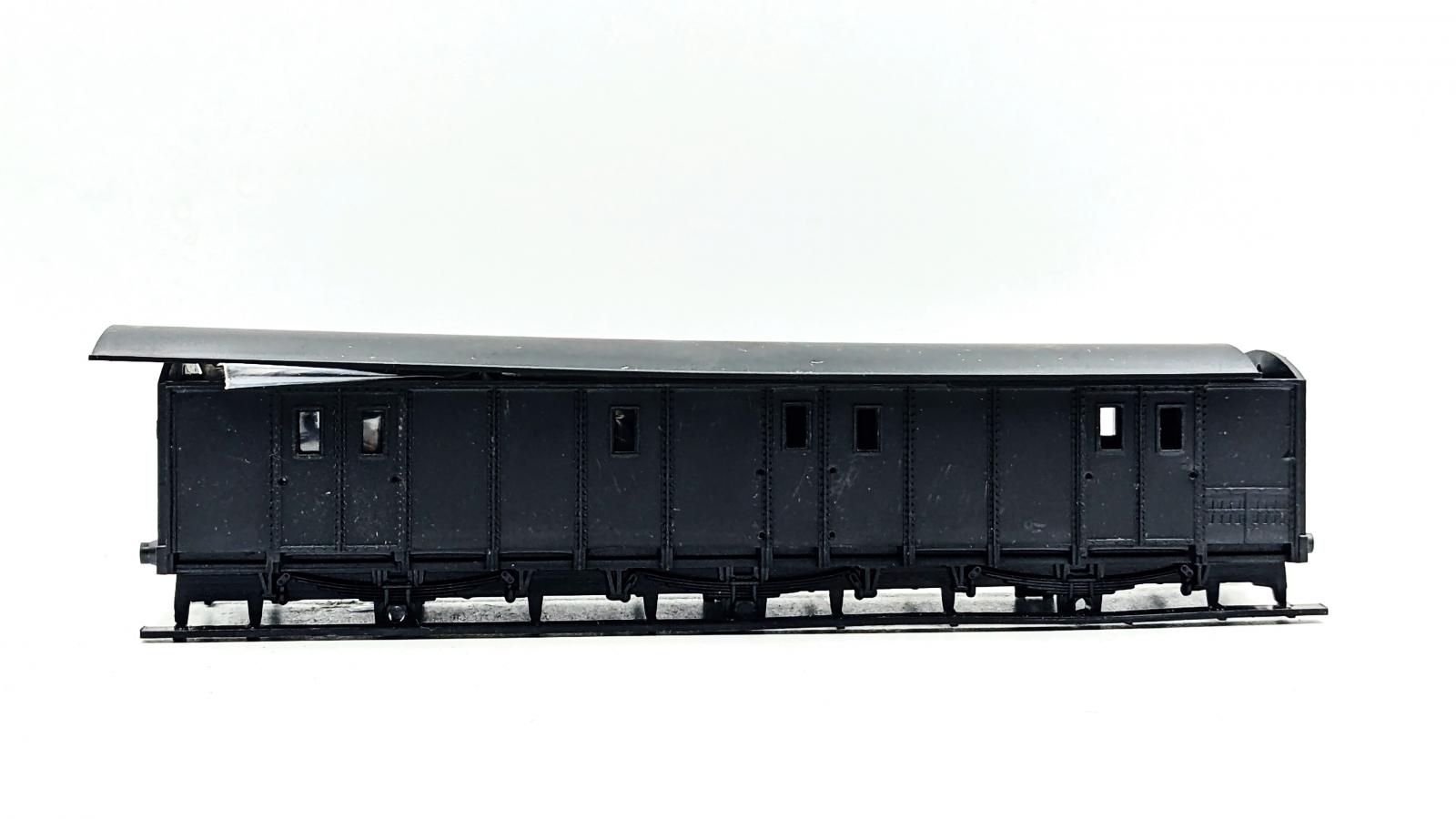 2) SMCF PLASTIQUE HO FOURGON A BOGIES SNCF N° 59924