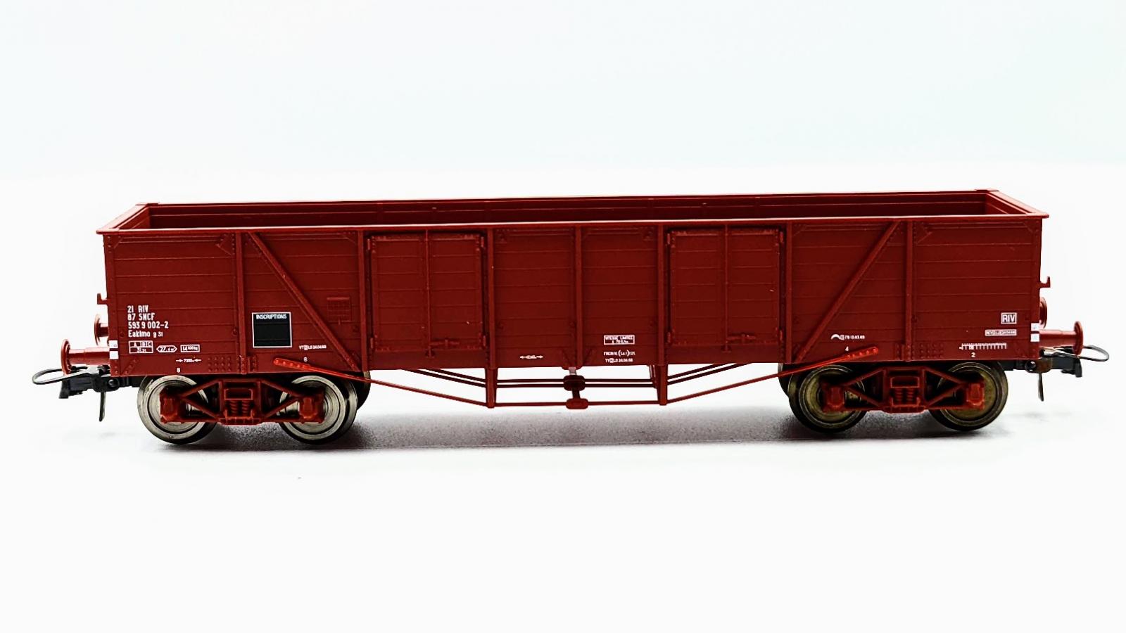 Train électrique : Wagon Tombereau Piko Réf 5260 HO - Modélisme