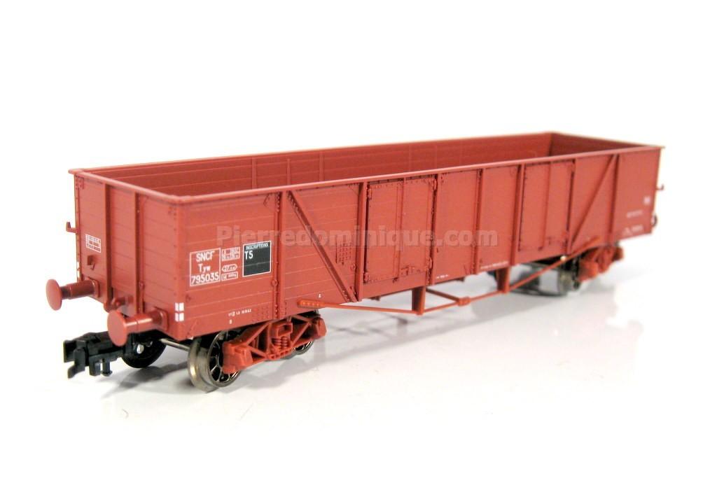 MECCANO 1/87 HO Réf : 70 F WAGON TOMBEREAU à CLAIRES VOIES SNCF T 820137