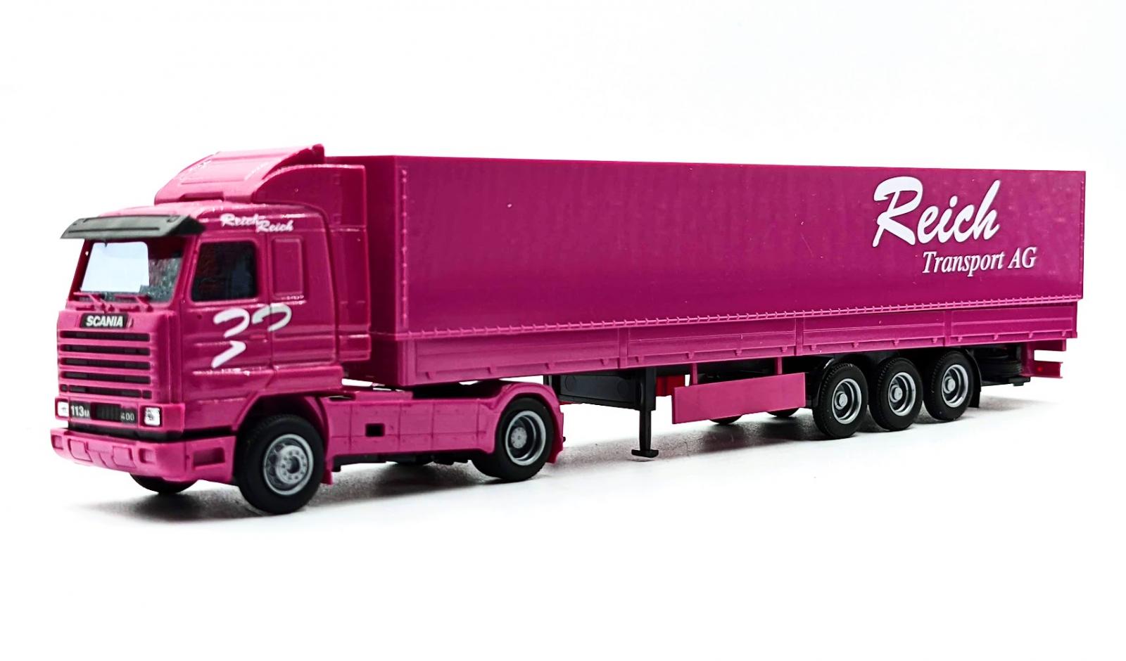 Herpa 1:87 AWM 55070 - Scania Semi-remorque Urs Bühler - MAN