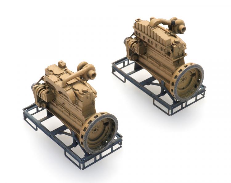 MOTEURS DIESEL INDUSTRIELS SUR PALETTE - 2 ELEMENTS 