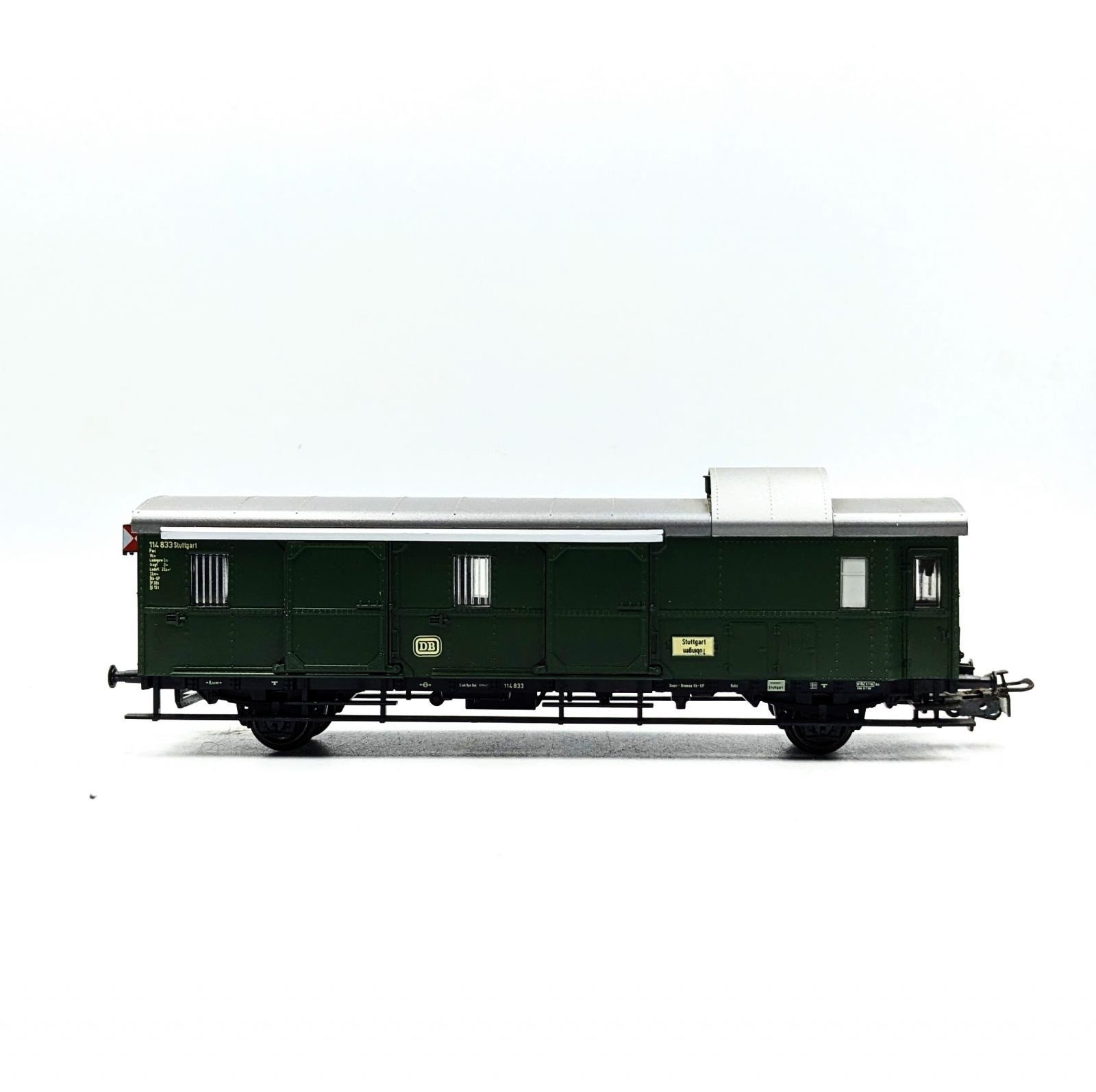 Fourgon à Bagages Roco 782 DB (blanc/gris) - échelle HO - Neuf