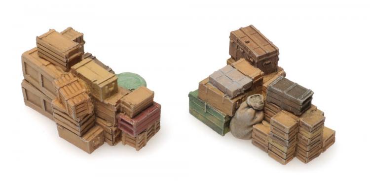 2 LOT DE CHARGEMENT CAISSES DIVERS (26 x 17 mm + 26 x 17 mm)