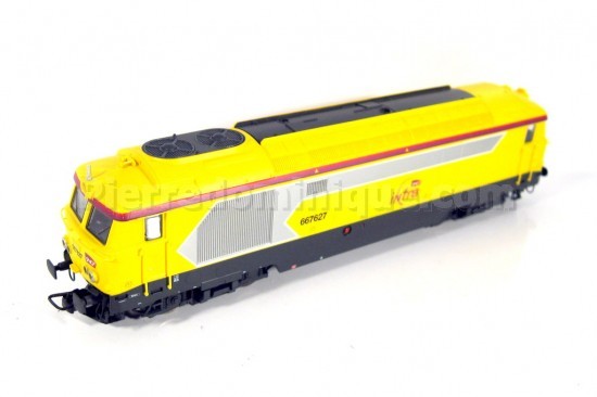 LOCOMOTIVE DIESEL BB 67627 INFRA SNCF