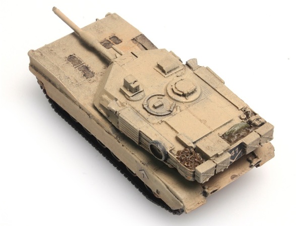 CHAR DE L ARMEE AMERICAINE ABRAMS M1A1 COULEUR SABLE ECHELLE N