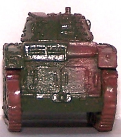 CHAR RENAULT AGC1 CAMOUFLAGE VERT FONCE ET BRUN ROUILLE