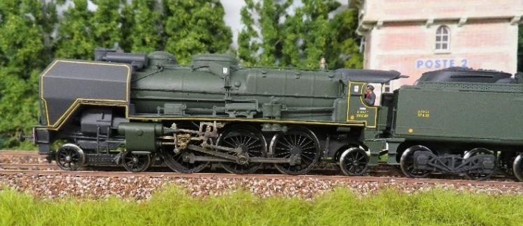 KIT A MONTER LOCOMOTIVE A VAPEUR 2-231C TENDER 38A SNCF