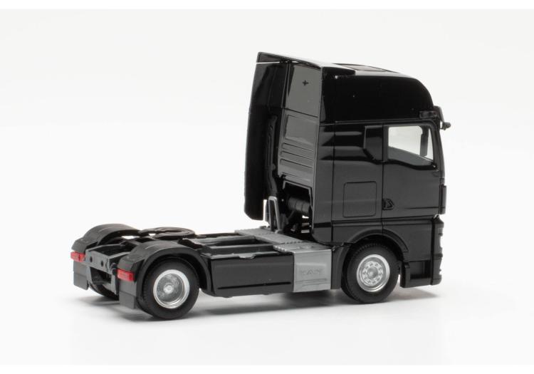 TRACTEUR MAN TGX GX A 2 ESSIEUX NOIR AVEC RETROVISEUR CAMERA