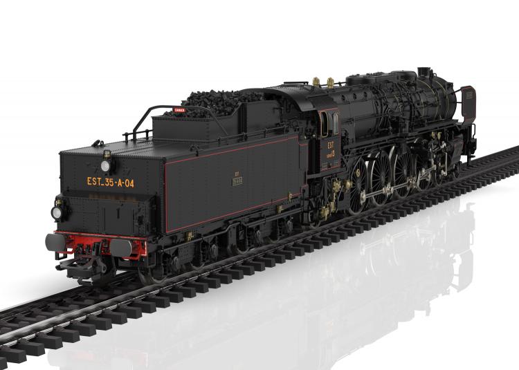 LOCOMOTIVE A VAPEUR SERIE 13 EST 241-004 - AC 3 RAILS DIGITAL SOUND