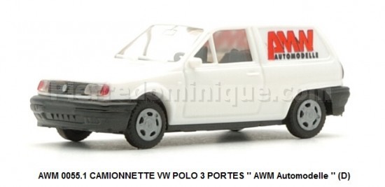 CAMIONNETTE VW POLO 3 PORTES '' AWM Automodelle '' (D)
