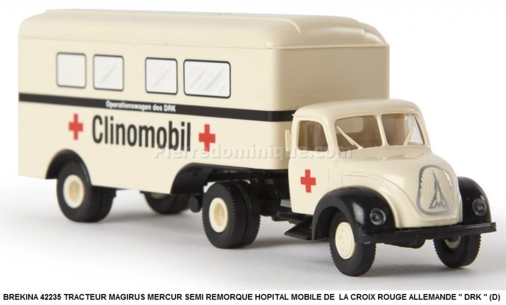 PMS 254233 - 1/87 lot édition Deutsche Bundesbahn n°13, semi-remorque