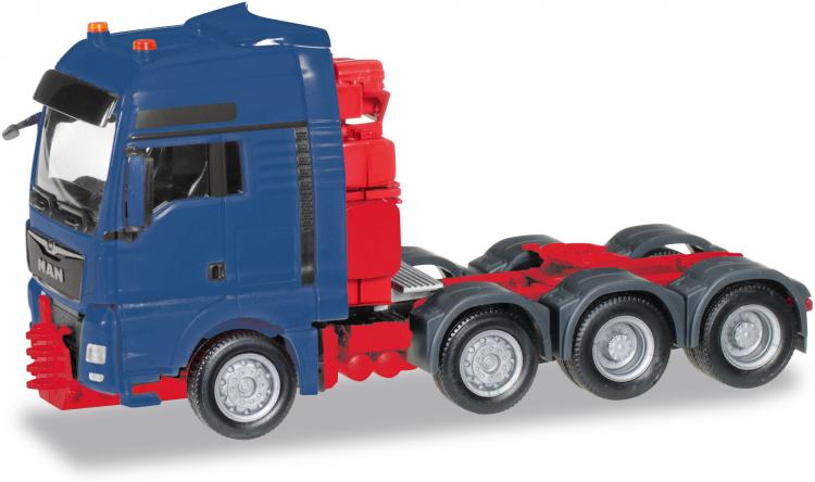 TRACTEUR MAN TGX XXL 640 EURO 6 Ã€ 4 ESSIEUX, POUR CHARGE LOURDE BLEU