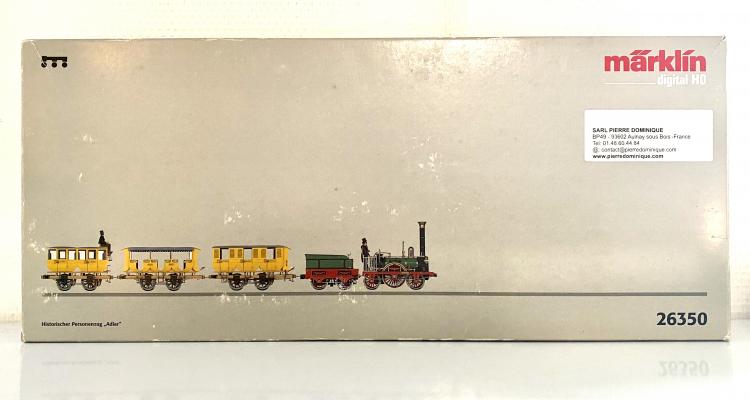 COFFRET TRAIN DE VOYAGEURS HISTORIQUE ADLER