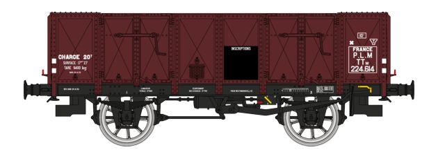 WAGON TOMBEREAU OCEM 19 TÔLÉ,TTW 224614 PLM