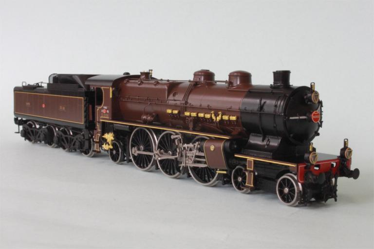 Locomotive Vapeur PLM 231 G 57 – Loco-Diffusion HO, Laiton, édition Limitée
