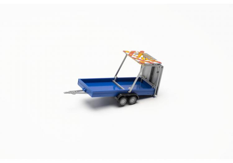 REMORQUE DE SÉCURITÉ ROUTIÈRE, BLEU ULTRAMARIN