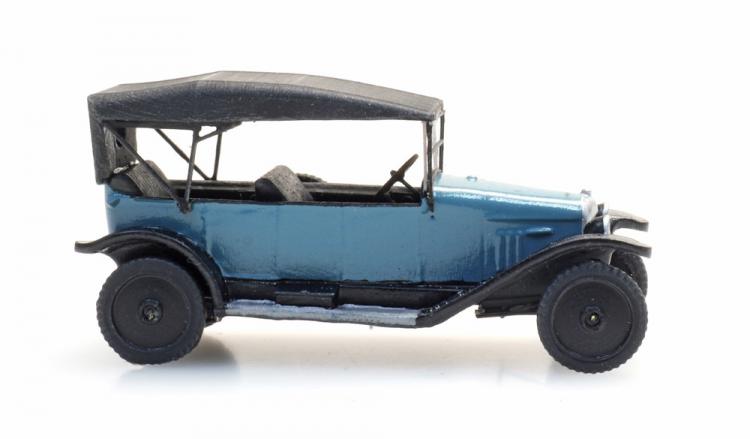 CITROEN TYPE A BLEU CAPOTE FERME NOIRE