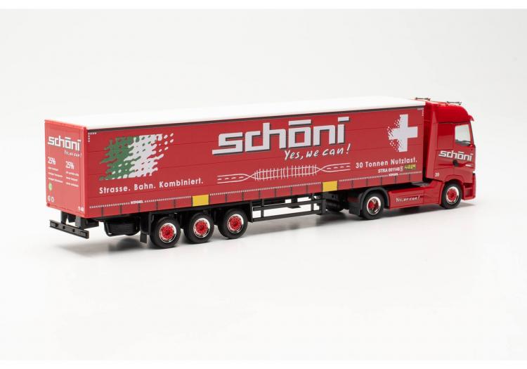 TRACTEUR RENAULT T SEMI REMORQUE SCHONI