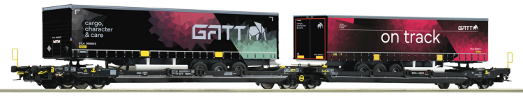 WAGON ARTICULÉ À DOUBLE POCHE T3000E, TX LOGISTIK