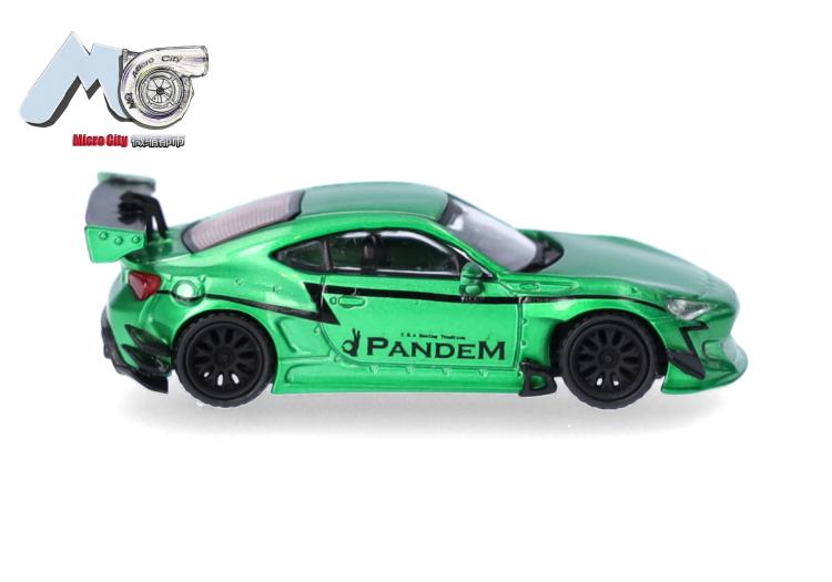 COUPE TOYOTA GT86 VERT METALLISE ROCKET BUNNY PANDEM