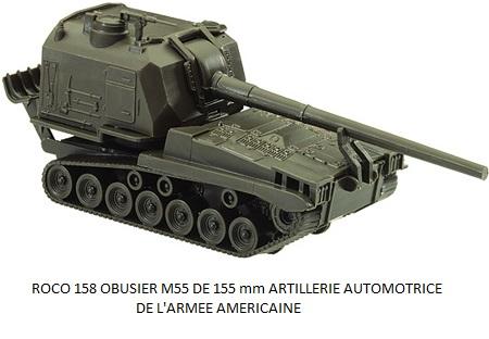 OBUSIER M55 DE 155 mm ARTILLERIE AUTOMOTRICE DE L'ARMEE AMERICAINE
