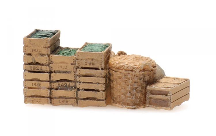 PETIT CHARGEMENT (25mmx14mm) POUR CAMION COMPOSE DE CAISSES DU PRIMEUR