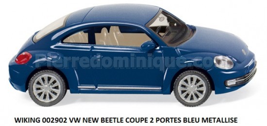 VW NEW BEETLE COUPE BLEU METALLISE