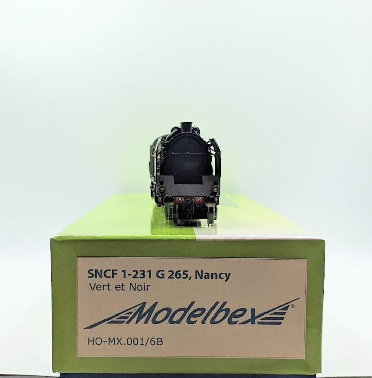 LOCOMOTIVE A VAPEUR 1-231 G 265, TENDER 37 A 60 REIMS VERT NOIR SNCF - DIGITAL