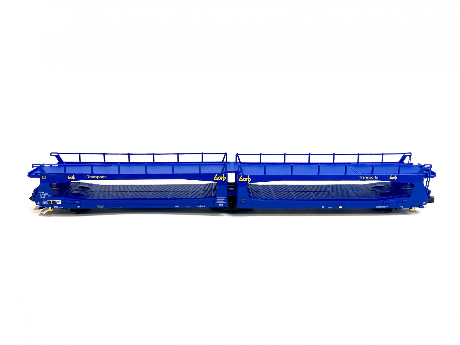 Wagon Porte-autos Roco 543 GOTH – SBB CFF 46631 – Échelle HO – Neuf