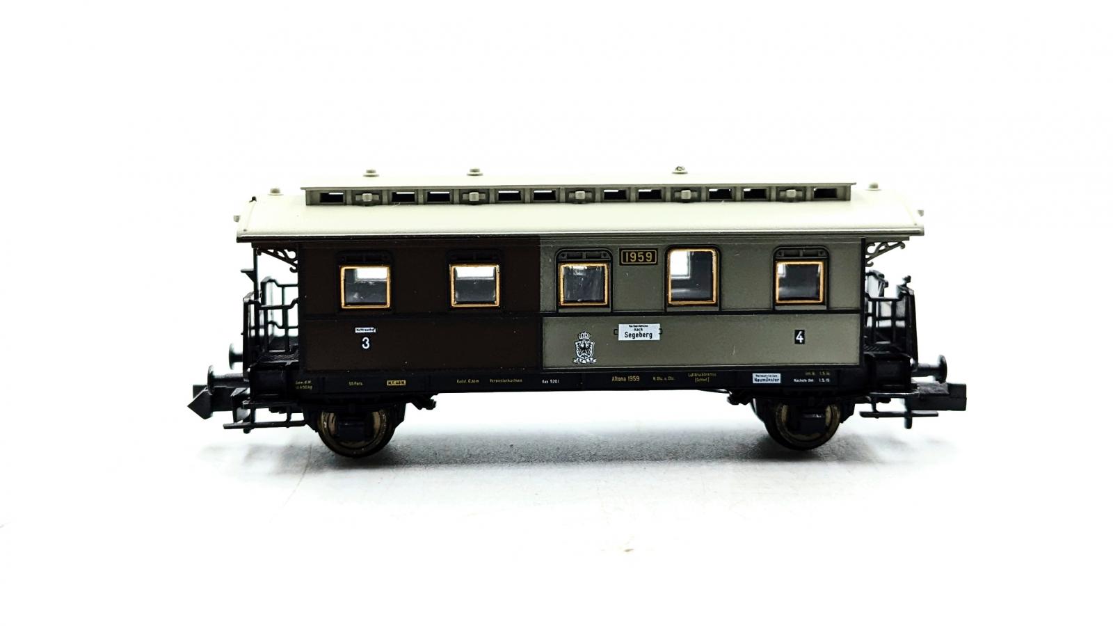 Voiture Voyageurs PLM RMA 1614 - Échelle HO 1/87 - Ancien
