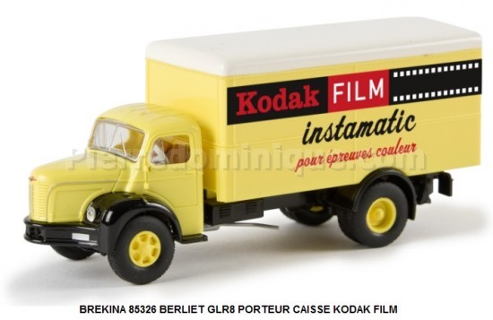  BERLIET GLR8 PORTEUR CAISSE '' KODAK FILM ''