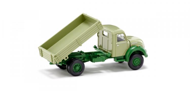 CAMION PLATEAU BASCULANTE MAGIRUS VERT CLAIR