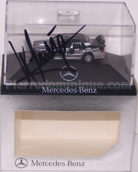 HERPA MOTOR SHOW 1991 VOITURE DE SPORT TRICORPS MERCEDES BENZ 190E 2.5 /16 ÉVOLUTION 2 N°8 DTM 1992 ÉCURIE '' AMG-KONIG-PILSENER '' (PILOTE K. LUDWIG)