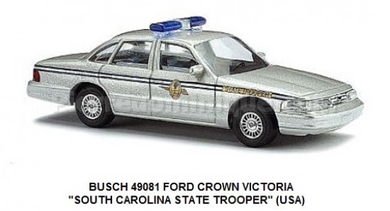 *PROMOS* - FORD CROWN VICTORIA quot;SOUTH CAROLINA STATE TROOPERquot; (USA)