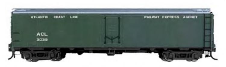 KIT A MONTER WAGON REFRIGERANT WELDED EXPRESS REEFER ATLANTIC COAST LINE 1960 - BLUE PRINT SERIES BY BRANCHLINE TRAINS