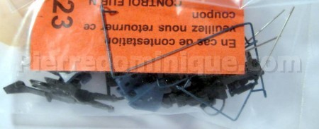 SACHET DE DETAILLAGES A1A A1A 68000 - 62900 - 62901 - 63483 - 63486