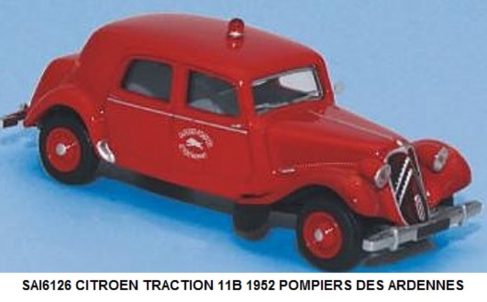 CITROEN TRACTION 11B 1952 POMPIERS DES ARDENNES (LES CLASSIQUES)