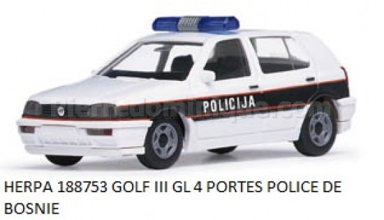 *PROMOS* - VW GOLF III GL 4 PORTES  POLIZEI