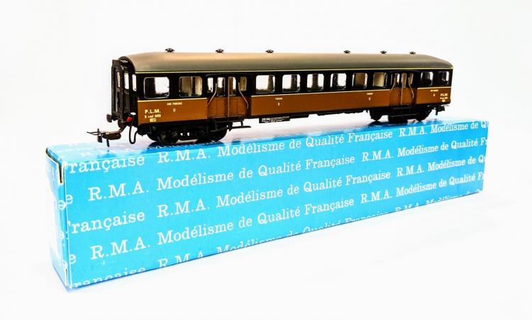 KIT MONTE RAME COMPLETE DE 5 VOITURES VOYAGEURS - TRAIN DE BANLIEUE PLM - 1°CL / 2°CL ET 3°CL - ESPACE FUMEUR ET NON FUMEUR