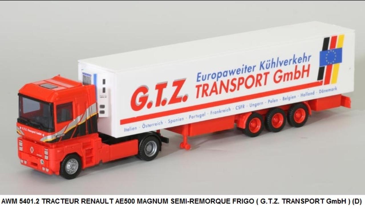 Eligor 1/43 Renault AE500 Semi-remorque Huiles Renault - Réf DV7774, édition Limitée Rare