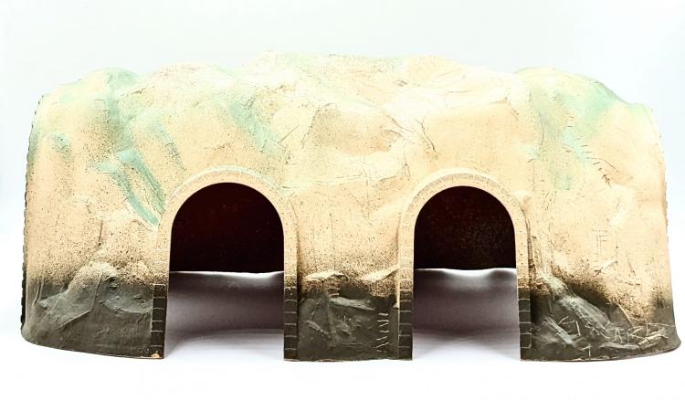 ENTRÉES DE TUNNEL Ã€ 1 VOIE AVEC 2 ARCHES AVEC BOITE