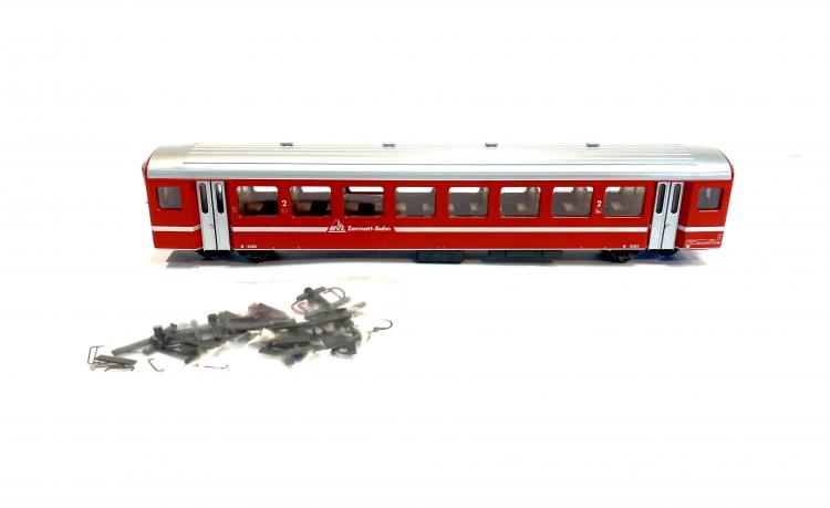 RAME DE 7 VOITURES VOYAGEURS ZERMATT BAHN BVZ