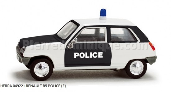 RENAULT R5 POLICE FRANCAISE PIE ANNEES 70