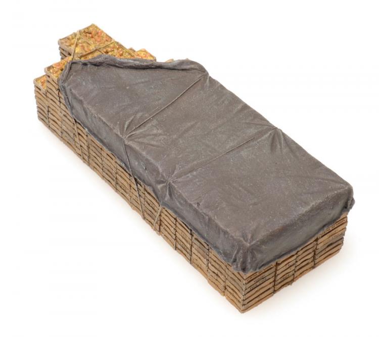 CHARGEMENT DE CAISSES DE FRUITS (60MM X 22MM) POUR PORTEUR DAF A PLATEAU ET RIDELLES