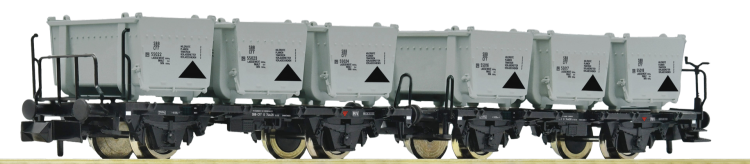 SET DE 2 WAGONS PORTE-CONTENEURS CFF
