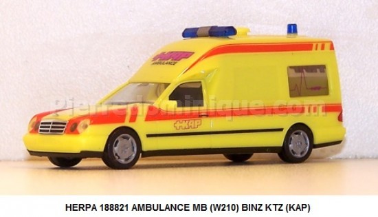  AMBULANCE MB (W210) BINZ KTZ (KAP)