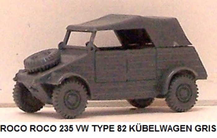 VW TYPE 82 KÜBELWAGEN GRIS