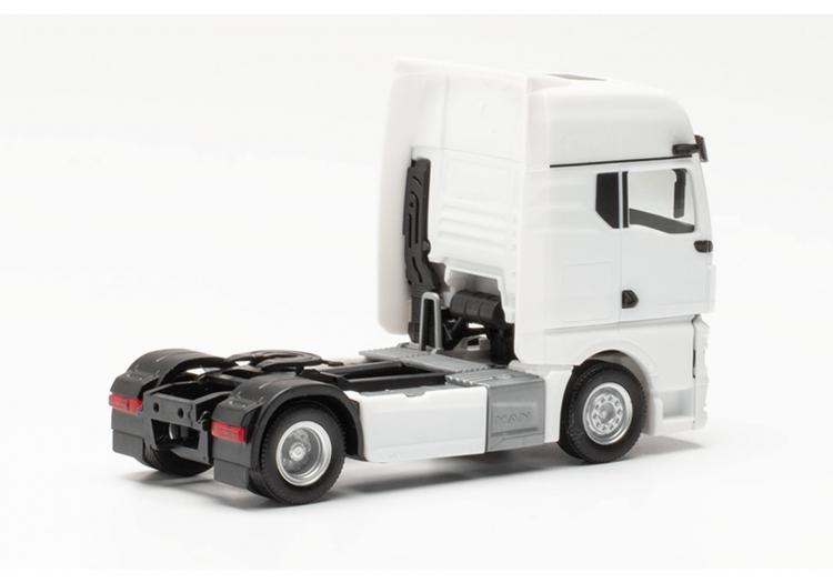 TRACTEUR MAN TGX GX A 2 ESSIEUX BLANC AVEC RETROVISEUR CAMERA