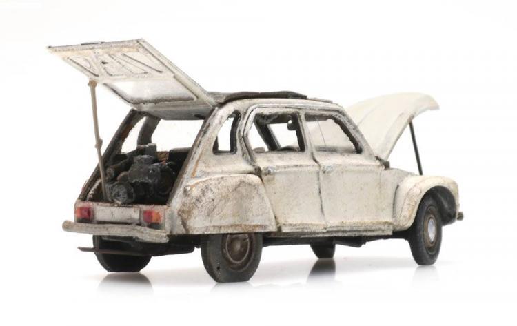 CITROEN DYANE BLANC PATINE CLAIR